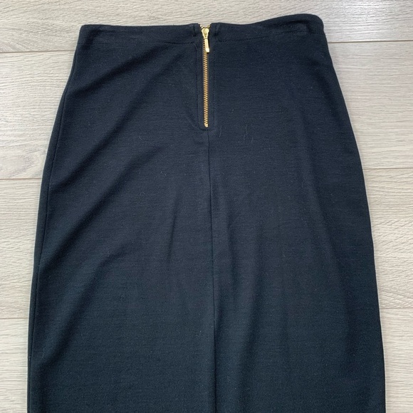 Nicole Bridger Black Midi Fitted Classic Career Skirt - Picture 4 of 8